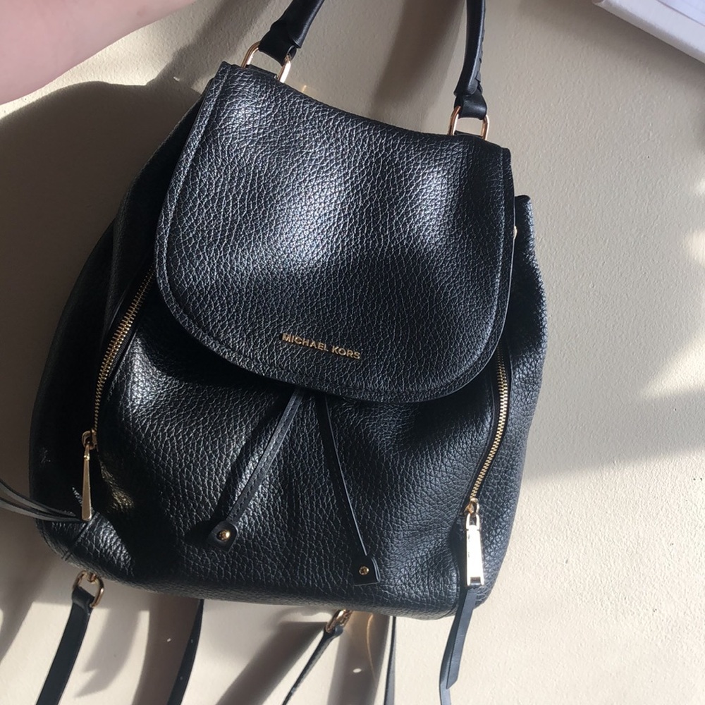 Viv Large Leather Backpack